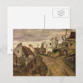 Paul Cezanne | The Village Road, Auvers, c.1872-73 Briefkaart (Voorkant / Achterkant)