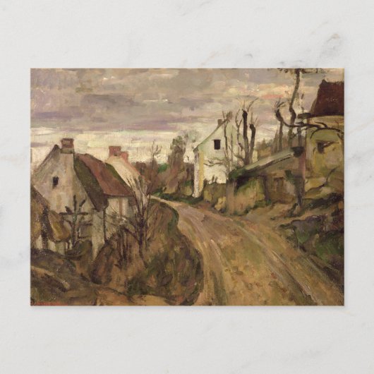 Paul Cezanne | The Village Road, Auvers, c.1872-73 Briefkaart (Voorkant)