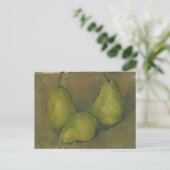 Paul Cezanne - Three Pears Briefkaart (Staand voorkant)
