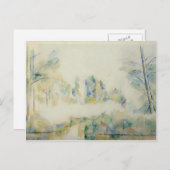 Paul Cezanne-Trees van het water Briefkaart (Voorkant / Achterkant)