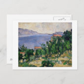 Paul Cezanne | Uitzicht van de berg Marseilleveyre Briefkaart (Voorkant / Achterkant)