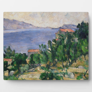Paul Cezanne Uitzicht van de berg Marseilleveyre Fotoplaat