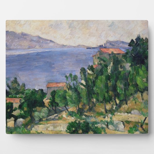 Paul Cezanne | Uitzicht van de berg Marseilleveyre Fotoplaat (Voorkant)