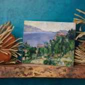 Paul Cezanne | Uitzicht van de berg Marseilleveyre Fotoplaat (Zijkant)