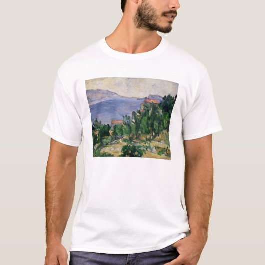 Paul Cezanne | Uitzicht van de berg Marseilleveyre T-shirt (Voorkant)