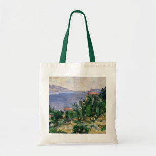Paul Cezanne   Uitzicht van de berg Marseilleveyre Tote Bag