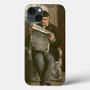 Paul Cezanne   Vader van de kunstenaar, in de lett iPhone 13 Hoesje