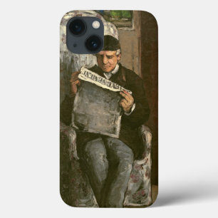 Paul Cezanne   Vader van de kunstenaar, in de lett iPhone 13 Hoesje