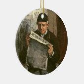 Paul Cezanne | Vader van de kunstenaar, in de lett Keramisch Ornament (Rechts)