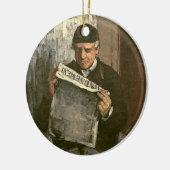 Paul Cezanne | Vader van de kunstenaar, in de lett Keramisch Ornament (Links)
