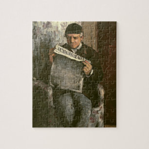 Paul Cezanne Vader van de kunstenaar, in de lett Legpuzzel