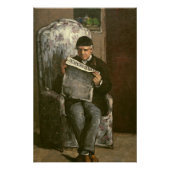 Paul Cezanne | Vader van de kunstenaar, in de lett Poster (Voorkant)