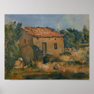 Paul Cezanne - Verlaten Huis Poster