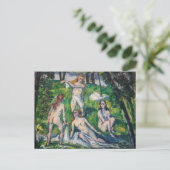 Paul Cezanne - Vier badenden Briefkaart (Staand voorkant)
