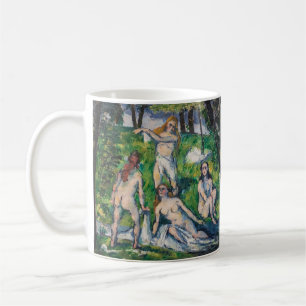 Paul Cezanne - Vier badenden Koffiemok