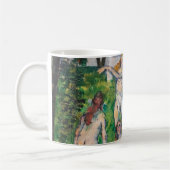 Paul Cezanne - Vier badenden Koffiemok (Links)