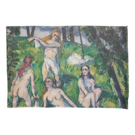 Paul Cezanne - Vier badenden Kussensloop (Voorkant)