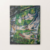 Paul Cezanne - Vier badenden Legpuzzel (Verticaal)