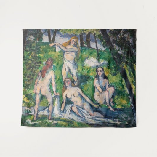 Paul Cezanne - Vier badenden Wandkleed (Voorkant (horizontaal))