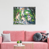 Paul Cezanne - Vier Baders Canvas Afdruk (Insitu (Woonkamer))