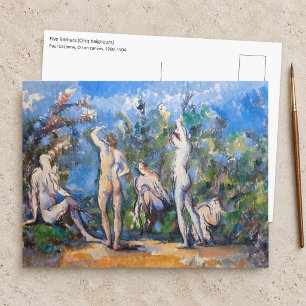 Paul Cezanne - Vijf badenden Briefkaart