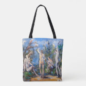 Paul Cezanne - Vijf badenden Tote Bag (Achterkant)