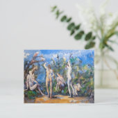 Paul Cezanne - Vijf baders Briefkaart (Staand voorkant)