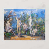 Paul Cezanne - Vijf baders Briefkaart (Voorkant)