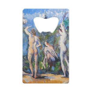 Paul Cezanne - Vijf baders Creditkaart Flessenopener