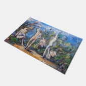 Paul Cezanne - Vijf baders Deurmat (Schuin)