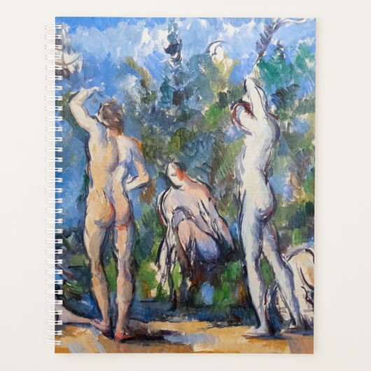 Paul Cezanne - Vijf baders Planner (Voorkant)