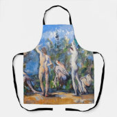 Paul Cezanne - Vijf baders Schort (Voorkant)