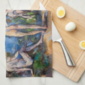 Paul Cezanne - Vijf baders Theedoek (Quarter Fold)