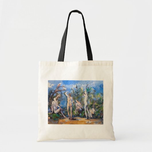Paul Cezanne - Vijf baders Tote Bag (Voorkant)