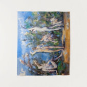Paul Cezanne - Vijf baders Wandkleed (Voorkant)