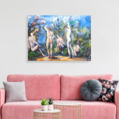 Paul Cezanne - Vijf Bathers Canvas Afdruk (Insitu (Woonkamer))