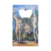 Paul Cezanne - Vijf Bathers Creditkaart Flessenopener (Voorkant)