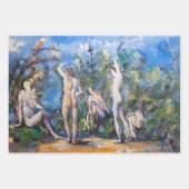 Paul Cezanne - Vijf Bathers Inpakpapier Vel (Voorkant 2)