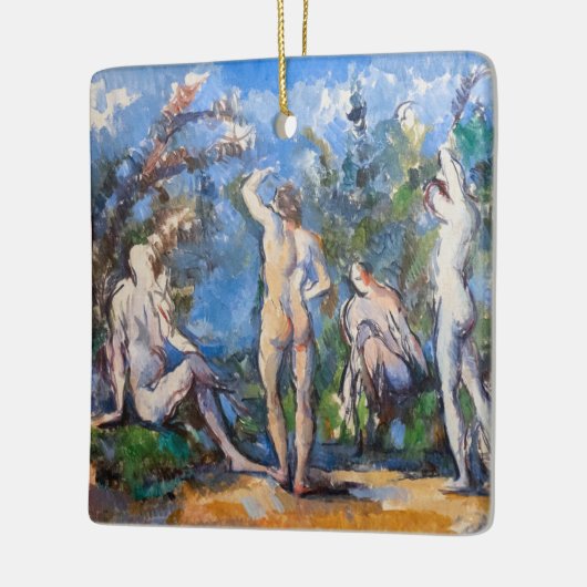 Paul Cezanne - Vijf Bathers Keramisch Ornament (Links)
