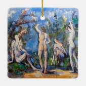 Paul Cezanne - Vijf Bathers Keramisch Ornament (Achterkant)