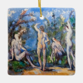 Paul Cezanne - Vijf Bathers Keramisch Ornament (Voorkant)