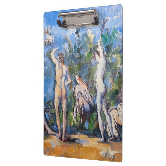 Paul Cezanne - Vijf Bathers Klembord (Links)
