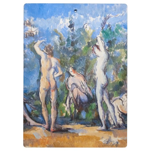Paul Cezanne - Vijf Bathers Klembord (Achterkant)