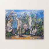 Paul Cezanne - Vijf Bathers Legpuzzel (Horizontaal)
