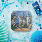 Paul Cezanne - Vijf Bathers Papieren Bordje (Feest)
