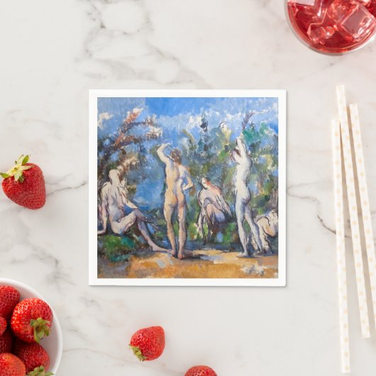 Paul Cezanne - Vijf Bathers Servet (Insitu)