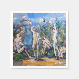Paul Cezanne - Vijf Bathers Servet
