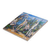 Paul Cezanne - Vijf Bathers Tegeltje (Zijkant)