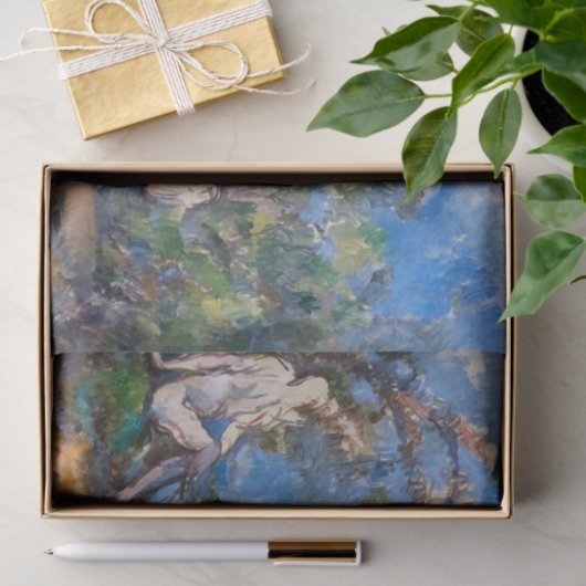 Paul Cezanne - Vijf Bathers Tissuepapier (Geschenk)