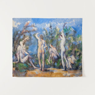 Paul Cezanne - Vijf Bathers Wandkleed